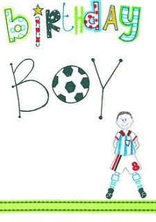 pack of eight boys birthday cards by paper salad