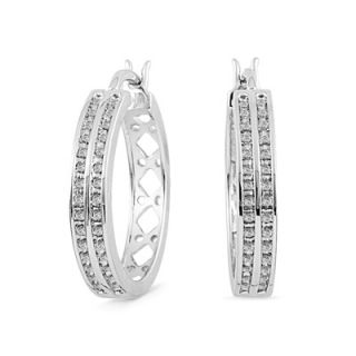 double row hoop earrings in sterling silver read 1 review $ 229