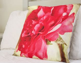 rose cotton canvas cushion by rossana novella wall decor