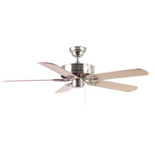 Harbor Breeze Classic 52 in Brushed Nickel Downrod or Flush Mount Ceiling Fan ENERGY STAR