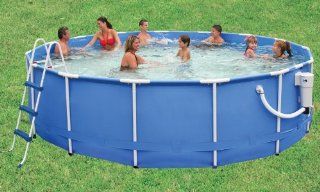 Summer Escapes Pro Series 16 Foot by 48 Inch Frame Pool (Discontinued by Manufacturer)  Framed Swimming Pools  Patio, Lawn & Garden