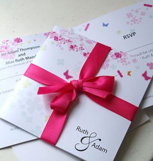 summer love wedding stationery collection by chandler invitations