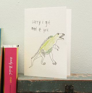 'sorry i got mad at you' card by death by tea