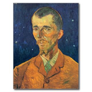 Van Gogh; Portrait of Eugene Boch, Vintage Art Postcards