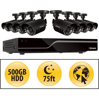 Defender DVR Surveillance System — 8-Channel DVR with 8 High-Resolution Security Cameras, Model# 21029  Security Systems   Cameras