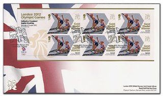 Gold Medal Katherine Copeland, Sophie Hosking Light Weight Skulls  Collectible Postage Stamps  
