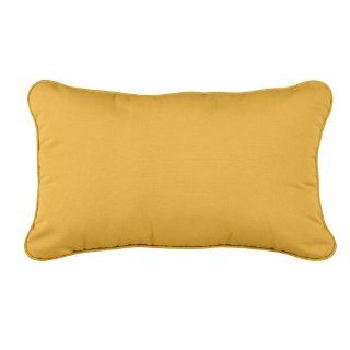 Sunbrella Lumbar Pillow 13"x20"x6"   Buttercup   Improvements  Patio Furniture Cushions  Patio, Lawn & Garden