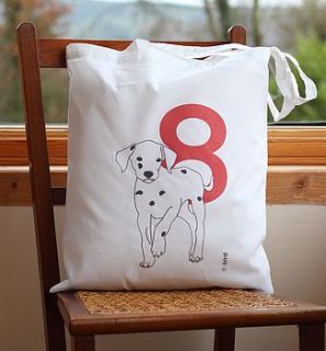 *eight spots* dalmatian dog bag by bird