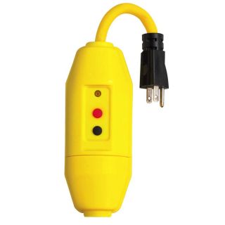 Tower Manufacturing 15 Amp 125 Volt Yellow 3 Wire Grounding Plug