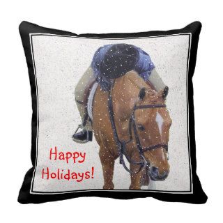 Snow Pony Holiday Pillows