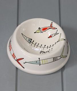 personalised cat and dog bowl by gallery thea