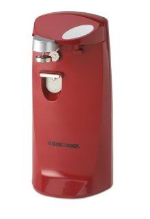 Black & Decker EC475R Opening Center Electric Can Opener, Red Kitchen & Dining