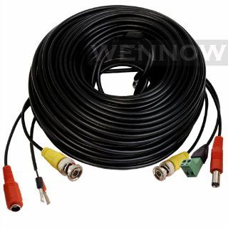 WennoW "100Ft PTZ Power Video & RS 485 Control Cable for Q see Zmodo Swann PTZ Cameras  Surveillance Camera Cables  Camera & Photo