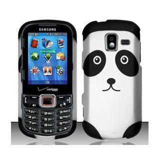 Samsung Intensity 3 U485 (Verizon) Panda Bear Design Hard Case Snap On Protector Cover + Car Charger + Free Neck Strap + Free Animal Rubber Band Bracelet Cell Phones & Accessories