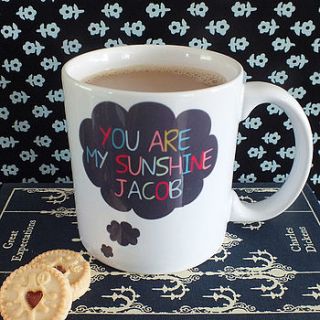 sunshine personalised mug by that lovely shop