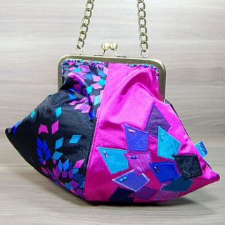 electric diamonds evening bag by cucuu