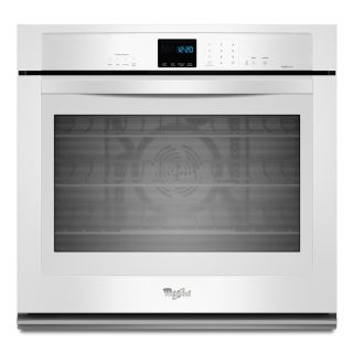Whirlpool Gold Self Cleaning with Steam Convection Single Electric Wall Oven (White) (Common 27 in; Actual 27 in)
