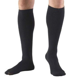 Truform Firm Compression Calf Length Dress Sock, Black, Extra Large, 20 30 mmhg, 0.25 Pound Health & Personal Care