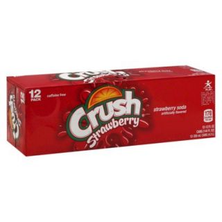 Crush Strawberry Soda 12 oz, 12 pk