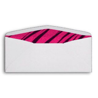 Pink Tiger Stripes Skin Pattern Personalize Envelopes