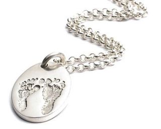 little hand/footprint baby torque bangle by fingerprint jewellery