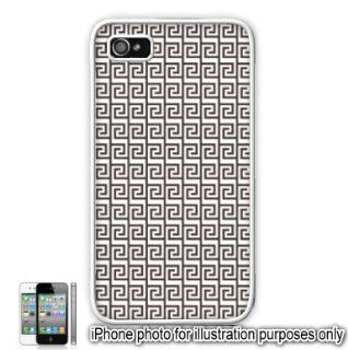 Brown Tribal Aztec Mayan Pattern Apple iPhone 4 4S Case Cover Skin White Cell Phones & Accessories