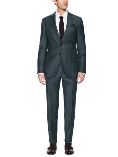 Glen Plaid Wool Suit by Hardy Amies