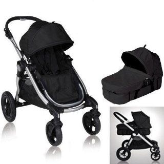 Baby Jogger 81260KIT1 2011 City Select Stroller with Bassinet   Onyx  Jogging Strollers  Baby
