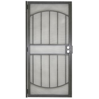 Gatehouse Gibraltar Silver Steel Security Door (Common 36 in x 80 in; Actual 39 in x 81 in)