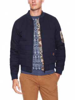 Cotton Quilted Bomber Jacket by Bellfield