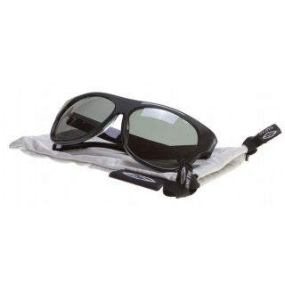 Smith Roundhouse Sunglasses Black/Polarized Gray Green Lens