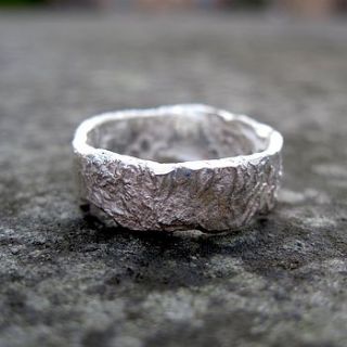 rocky outcrop ring by lorna hewitt jewellery