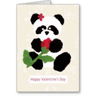 Valentine's Day Panda Cards