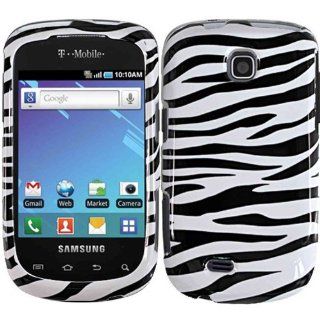 Zebra Hard Case Cover for Samsung Dart T499 Cell Phones & Accessories