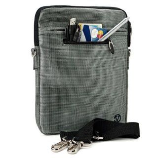 Silver Gray Mighty Nylon Jacket Slim Compact Protective Sleeve Shoulder Bag Case with accessories For Acer Iconia Tab A501 10S16u A501 10S32u 10.1 Inch HD Tablet PC Computer TouchScreen High Performance with Keyboard Computers & Accessories