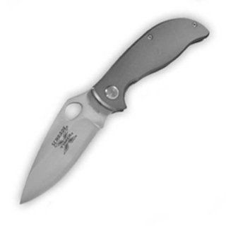 Schrade SCH502 X Timer Linerlock Knife with Grey Aluminum Handle, Stainless Drop Point Blade with Thumb Hole and Pocket Clip