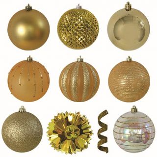 Brite Star 40 count Ornament Variety Pack   Gold