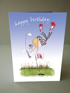 'golf' greeting cards by tony fernandes design