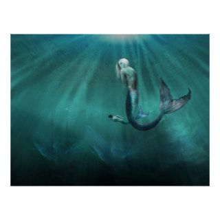 Mermaid Mysterious World Print