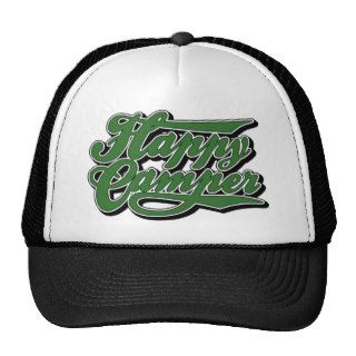 Happy Camper in Green Hat