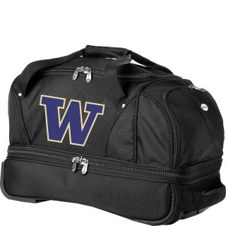 Denco Sports Luggage NCAA University of Washington Huskies 22 Drop Bottom Wheeled Duffel Bag
