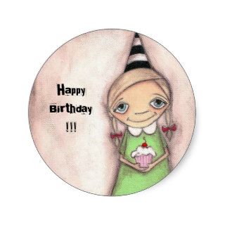 Hey Cupcake   Happy Birthday stickers