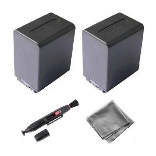 2 Pack NP FH100 High Capacity Replacement Battery for Sony DCR DVD103 DCR DVD505 DCR DVD808 DCR DVD92  UltraPro BONUS INCLUDED Deluxe MicroFiber Cleaning Cloth, Lens Cleaning Pen  Digital Camera Batteries  Camera & Photo
