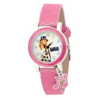Hannah Montana Kids' HHM505 Pink Strap and Bezel with Musical Charm Watch Watches