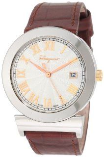 Salvatore Ferragamo Men's F71LBQ9902 S497 "Grande Maison" Stainless Steel Watch with Leather Band Watches