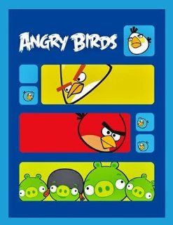 Angry Birds Plush Throw Blanket Toys & Games