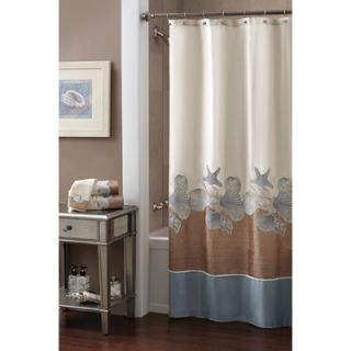 Croscill Shells Ashore Polyester Shower Curtain
