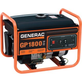 Generac GP1800 Portable Generator — 2050 Surge Watts, 1800 Rated Watts, Model# 5981  Portable Generators