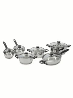 Ostend Stainless Steel Cookware (12 PC) by BergHOFF