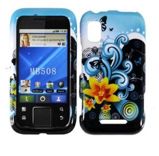 Yellow Lily Hard Case Cover for Motorola Flipside MB508 Cell Phones & Accessories